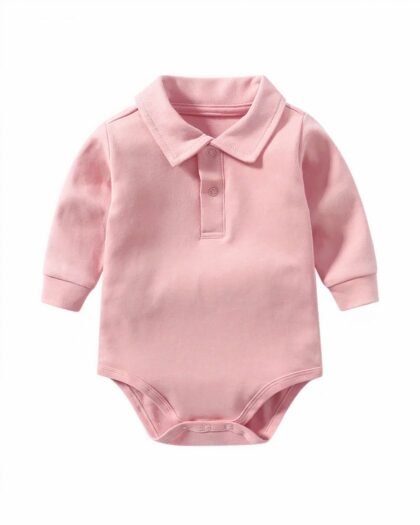 Body polo manches longues pour bébé