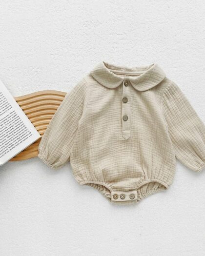 Body polo pour bébé style barboteuse vintage