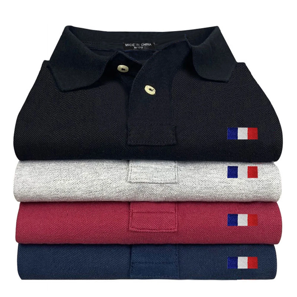 Polo A Manches Courtes Avec Logo France Pour Homme 20