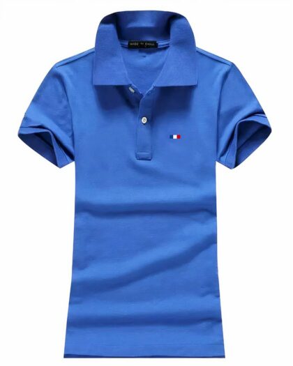 Polo brodé logo France pour femme