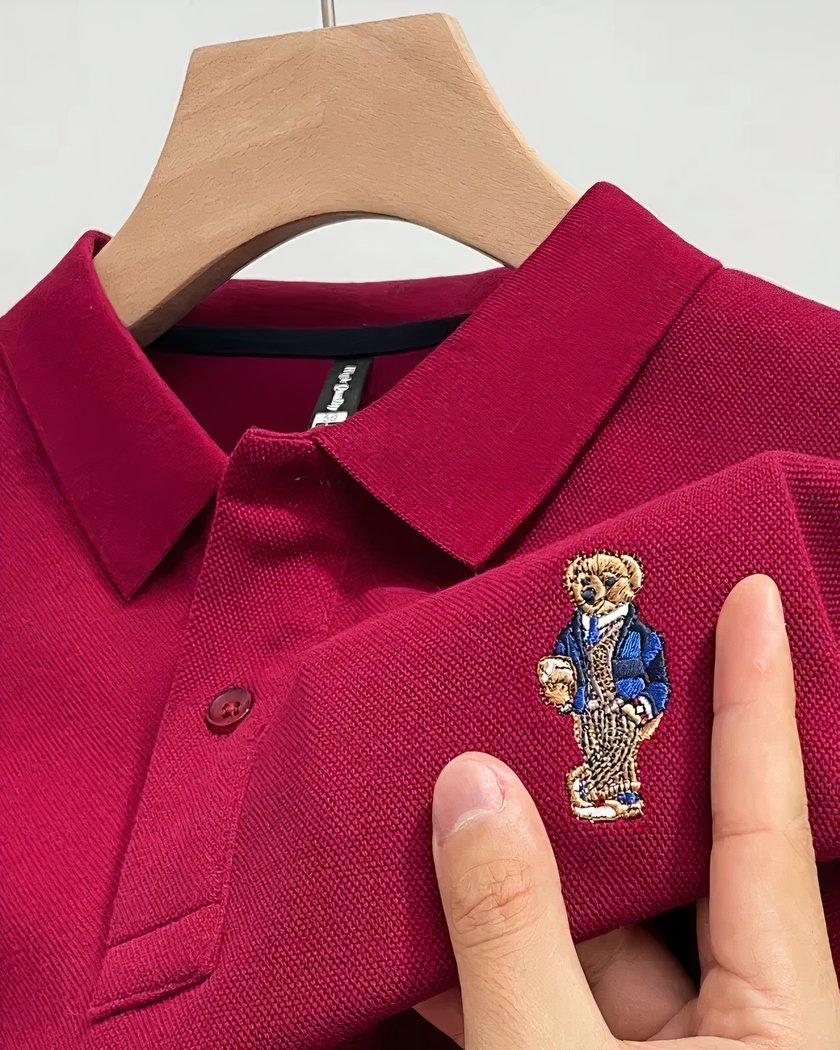 Polo Brode Ourson A Manches Longues Pour Homme