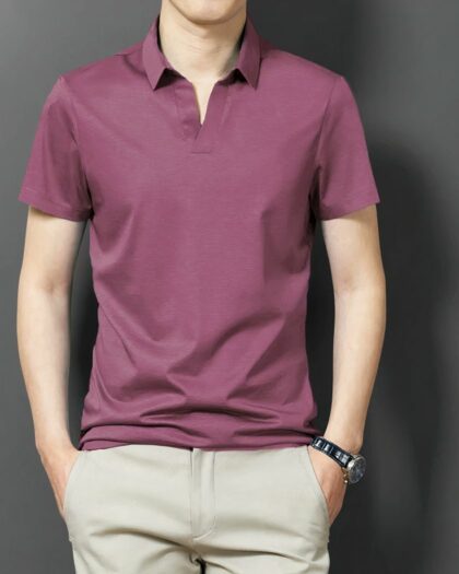 Polo chic sans boutons pour homme