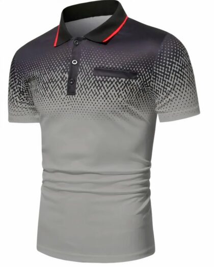 Polo de golf à fausse poche pour homme
