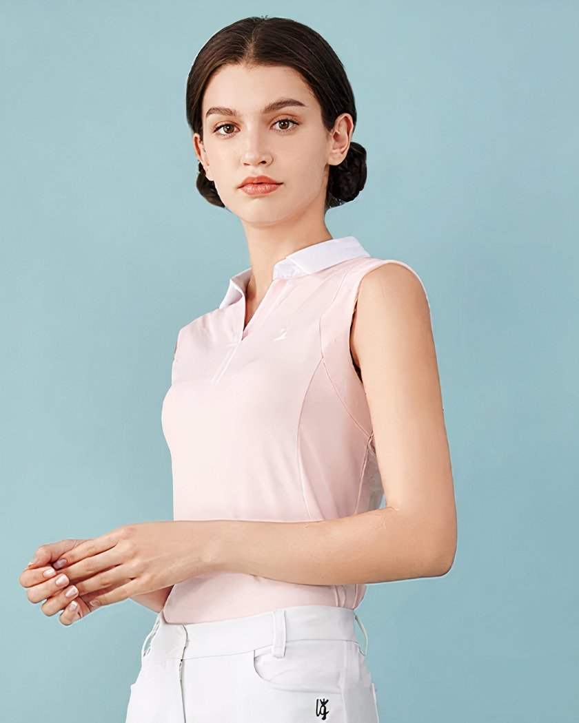 Polo Sans Manches Respirant Pour Femme 3