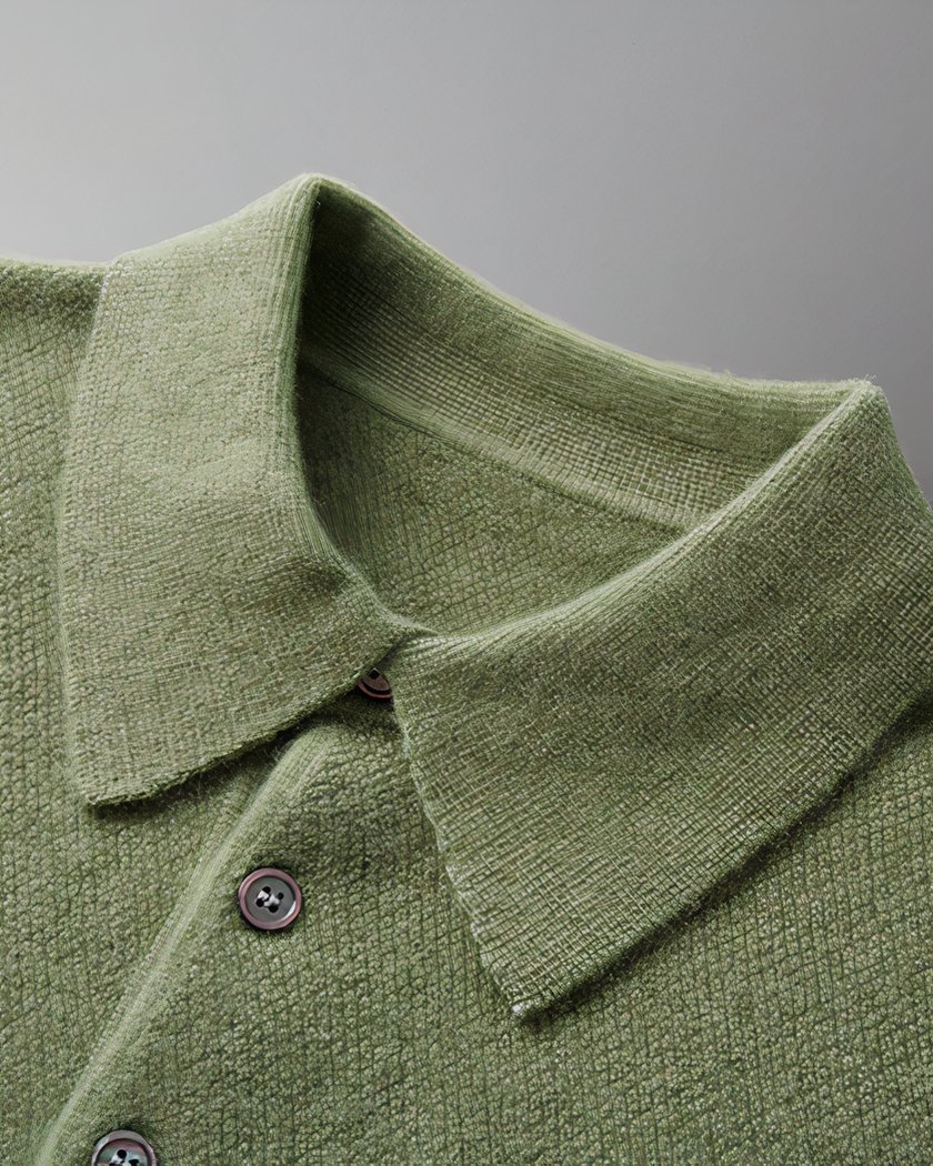 Pull Polo Pour Homme 100 Pure Laine Merinos 8