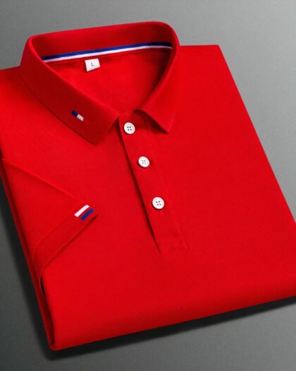 Polo chic brodé France pour homme