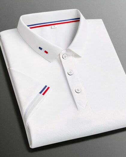 Polo chic brodé France pour homme