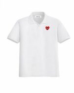 Polo en coton à manches courtes pour garçon dessin brodé