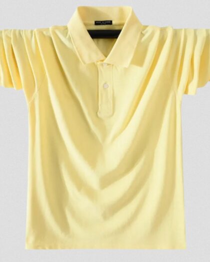 Polo manches longues pour homme 100% coton